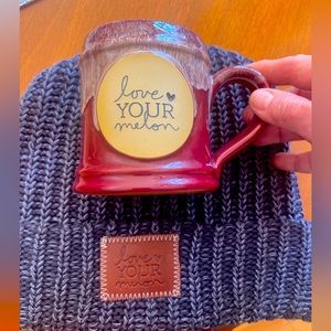 LOVE YOUR MELON BEANIE AND MUG COMBO SET